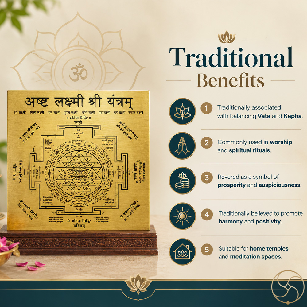 Shri Yantra 100 Accurate with All Mantra in Ritika Brass