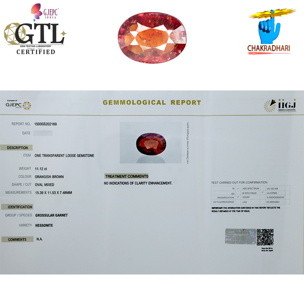 1112 Carat Garnet Gemstone With Ring Or Pendant   