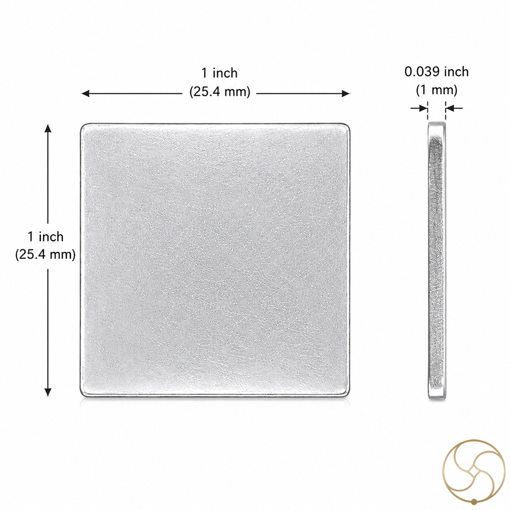 999 Silver Square coin