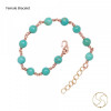 Pure Copper Firoza Bracelet For Male And Female - शुद्ध तांबा फिरोजा रत्न वलय स्त्री पुरुष हेतु