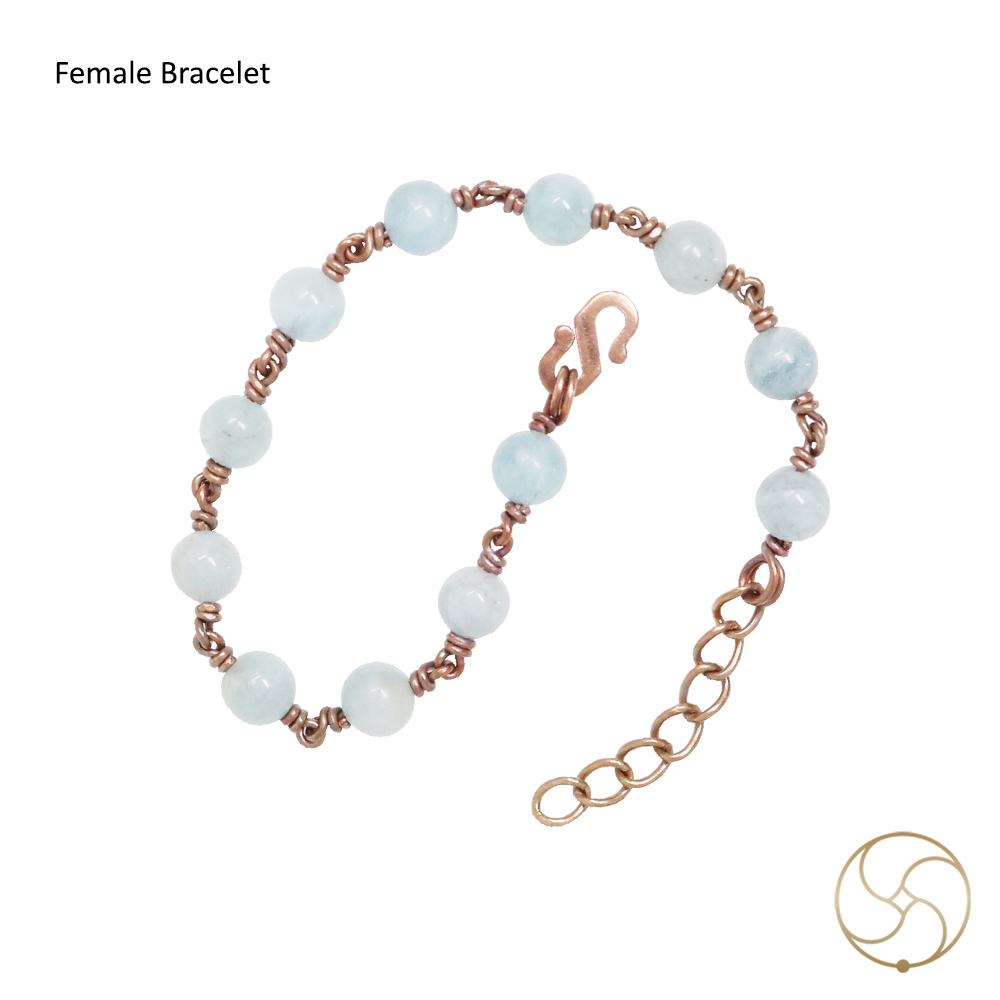 Nepaliya Copper Aquamarine Bracelet