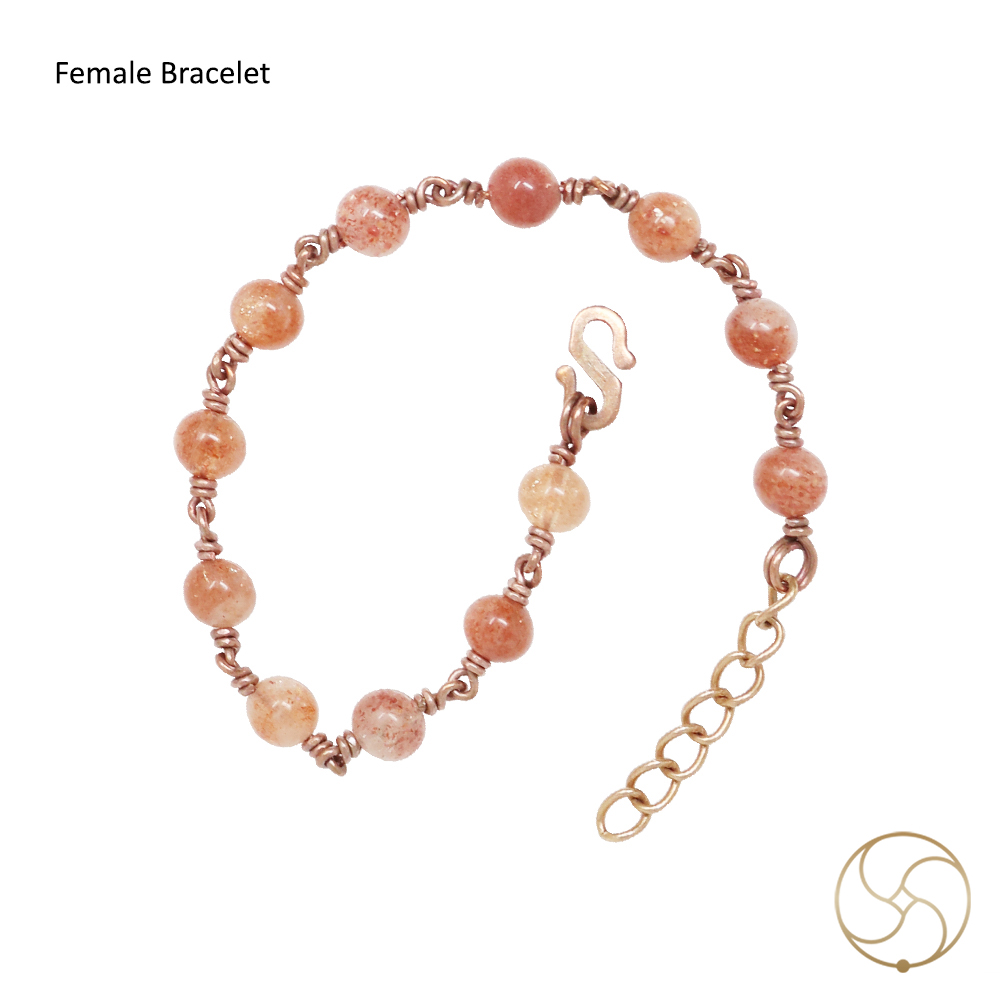 Nepaliya Copper Sun Stone Bracelet
