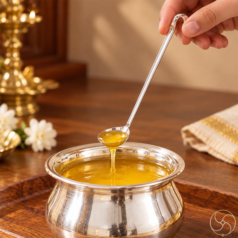 999 Silver Ghee Spoon