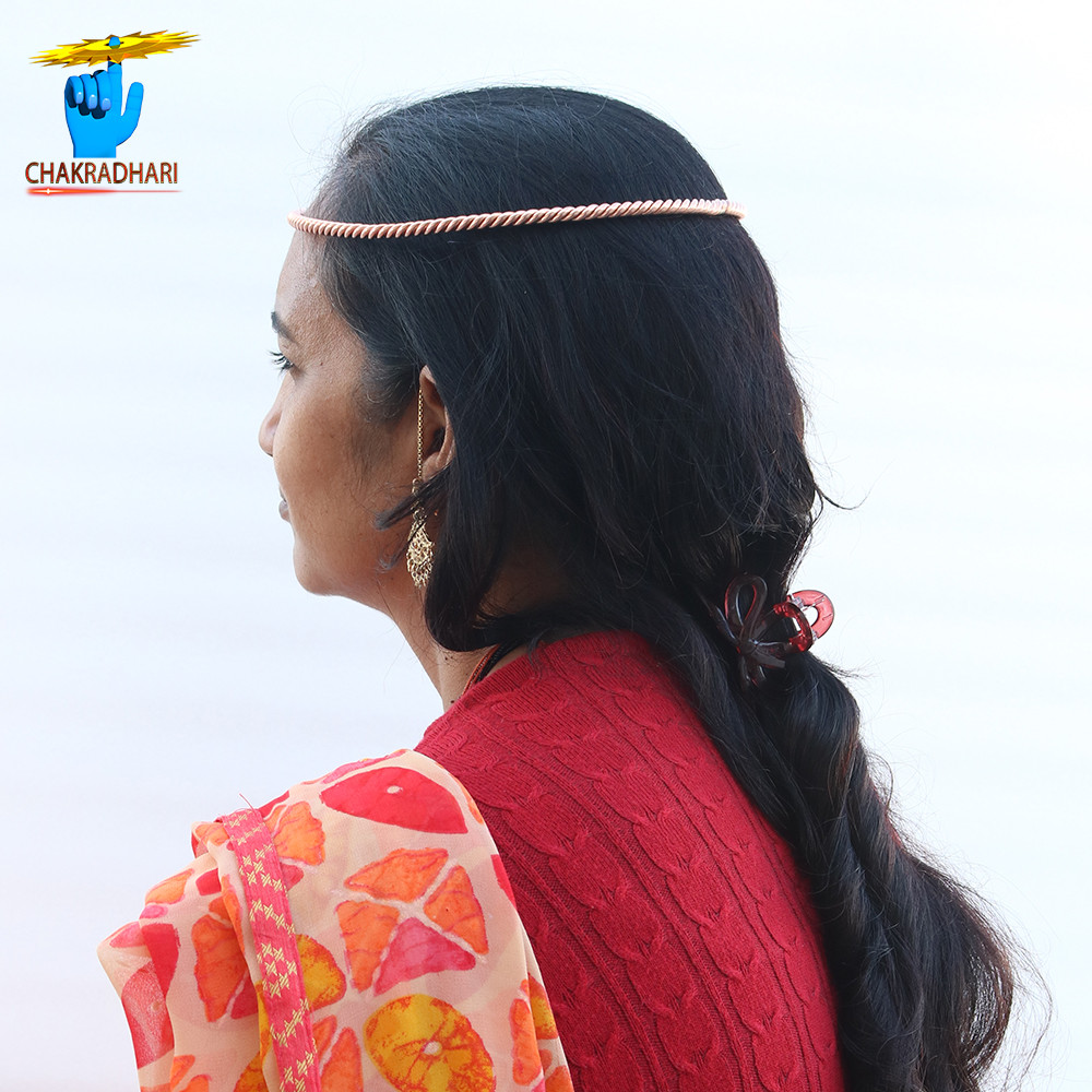 999 Nepaliya Copper Tensor Head Band -    - 90gm