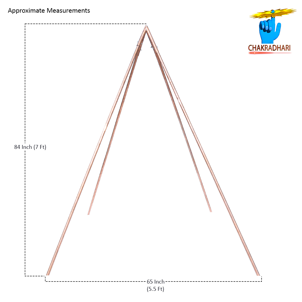 999 Nepaliya Copper Large Meditation Pyramid - 999     