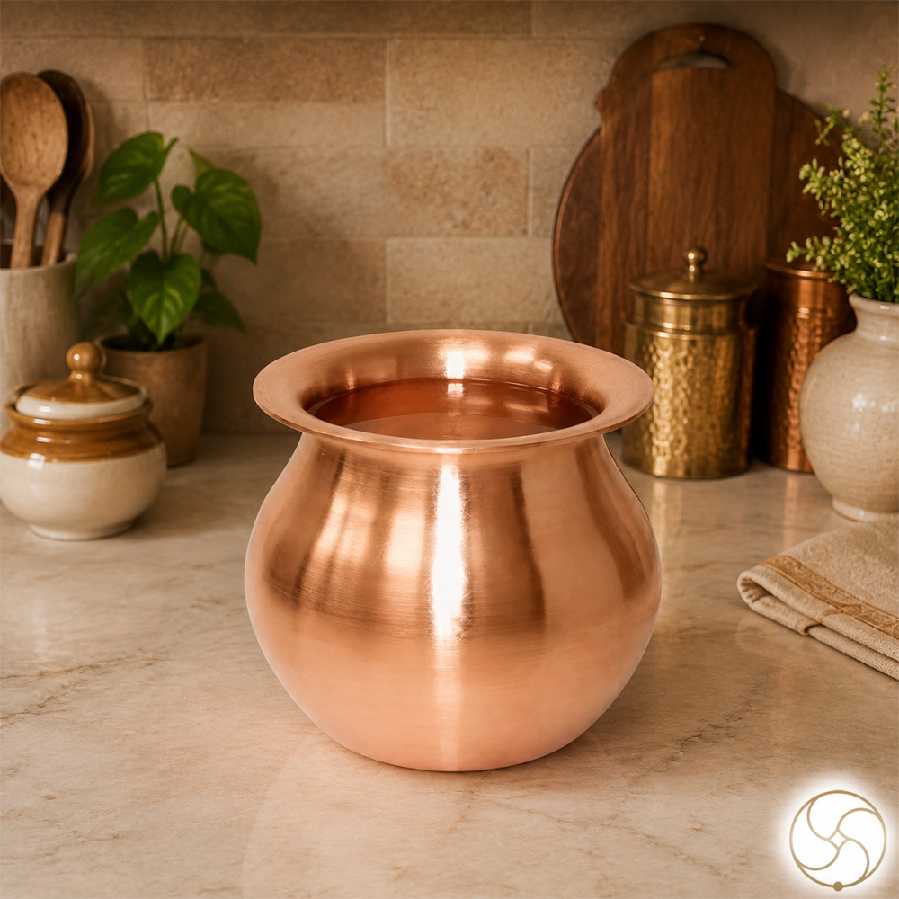 999 Nepaliya Copper Indra Lota - 1000ml