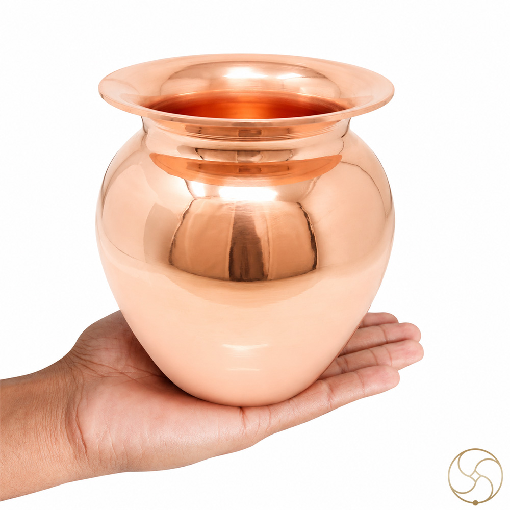 999 Nepaliya Copper Kalash Lota - 1300ml