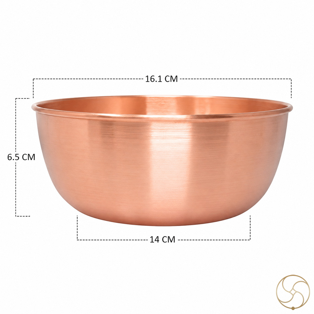 999 Nepaliya Copper Sthir Bowl - 850ml