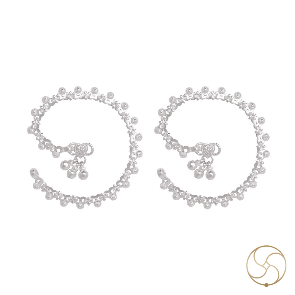 996 Silver Childrens Anklet-