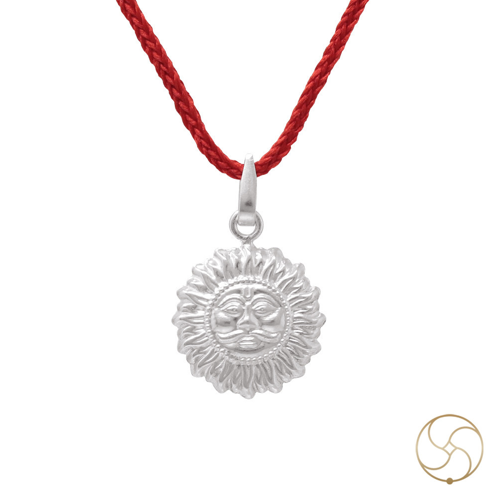 996 Silver Sun God Pendant -    