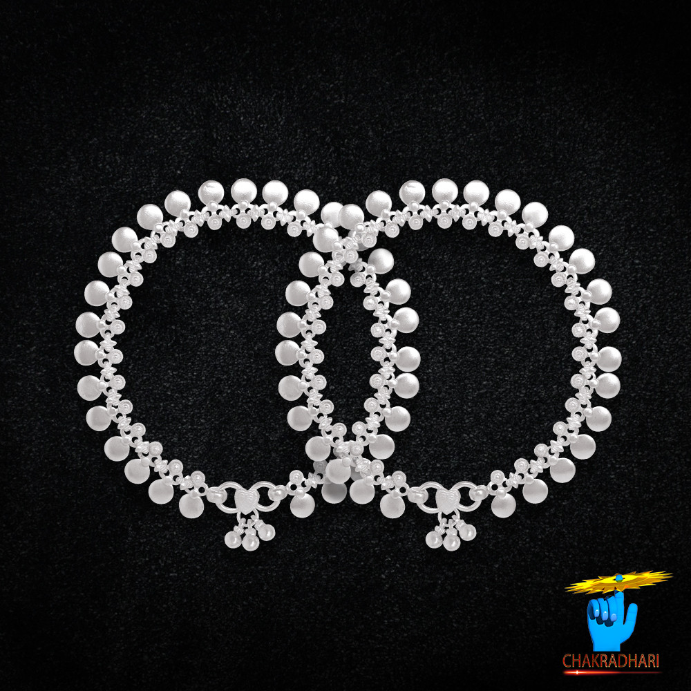 996 Silver Ghoomar Payal -