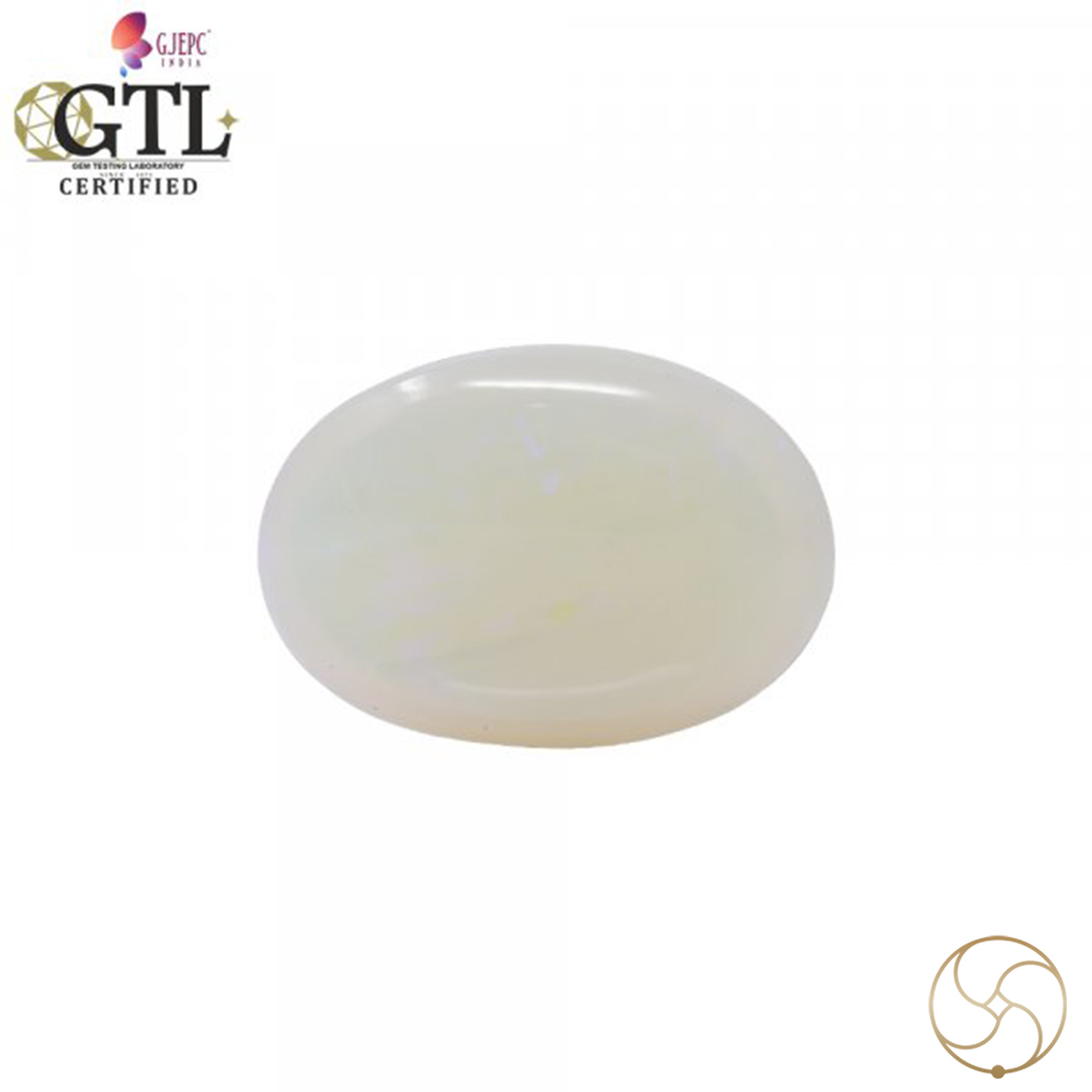 1412 Carat Opal Gemstone With Silver Ring and Pendant -  