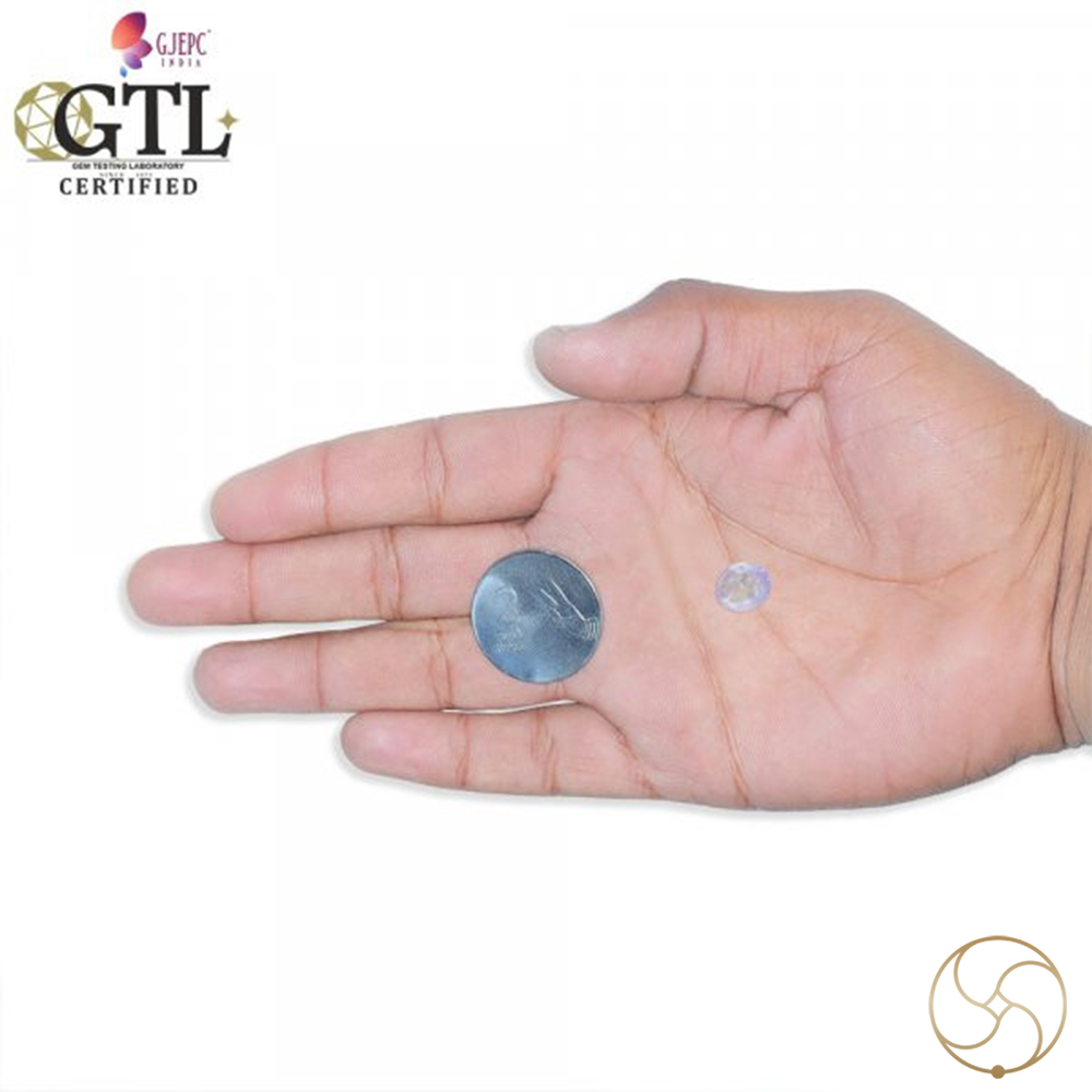 0427 Carats Blue Sapphire Gemstone With Ring Or Pendant -  