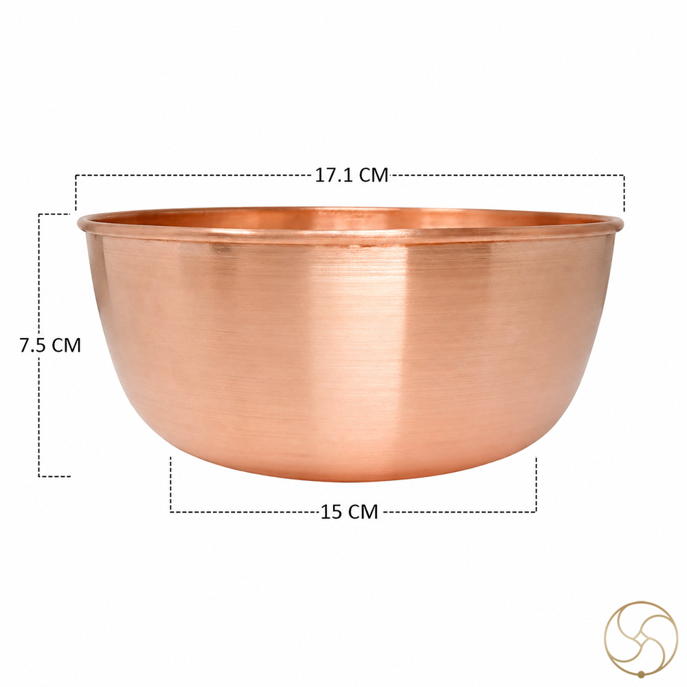 999 Nepaliya Copper Sampurn Bowl - 1200ml