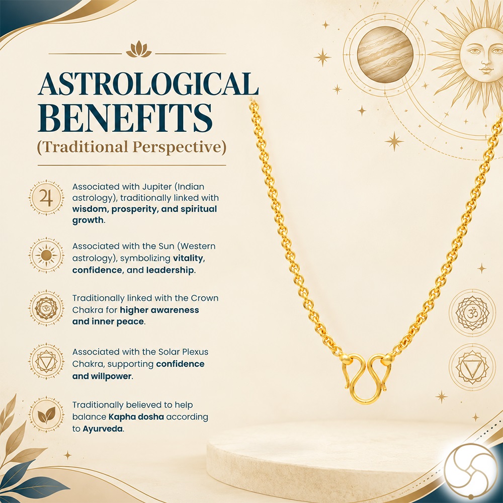 999 24K Gold Anant Chain