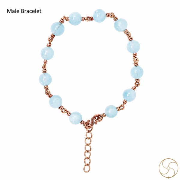 Image of Nepaliya Copper Aquamarine Bracelet