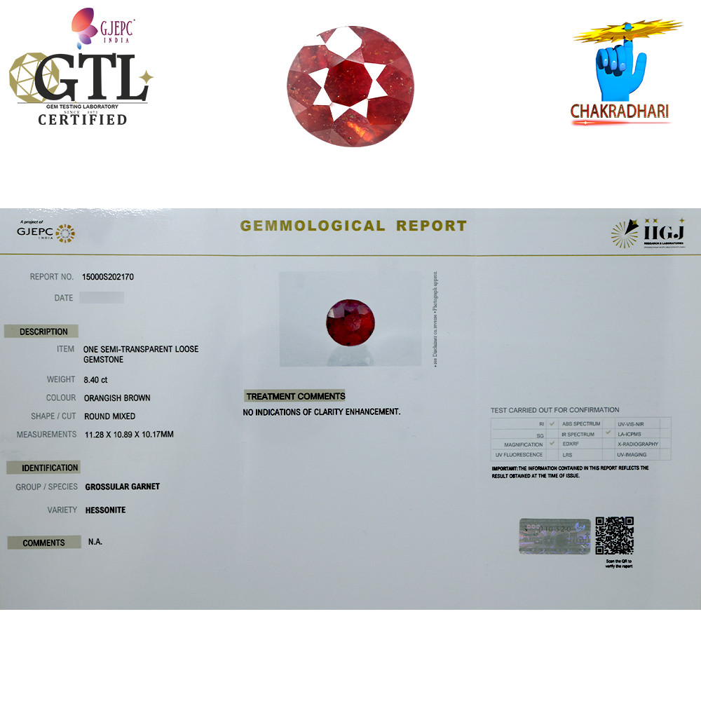 840 Carat Garnet Gemstone With Ring Or Pendant   