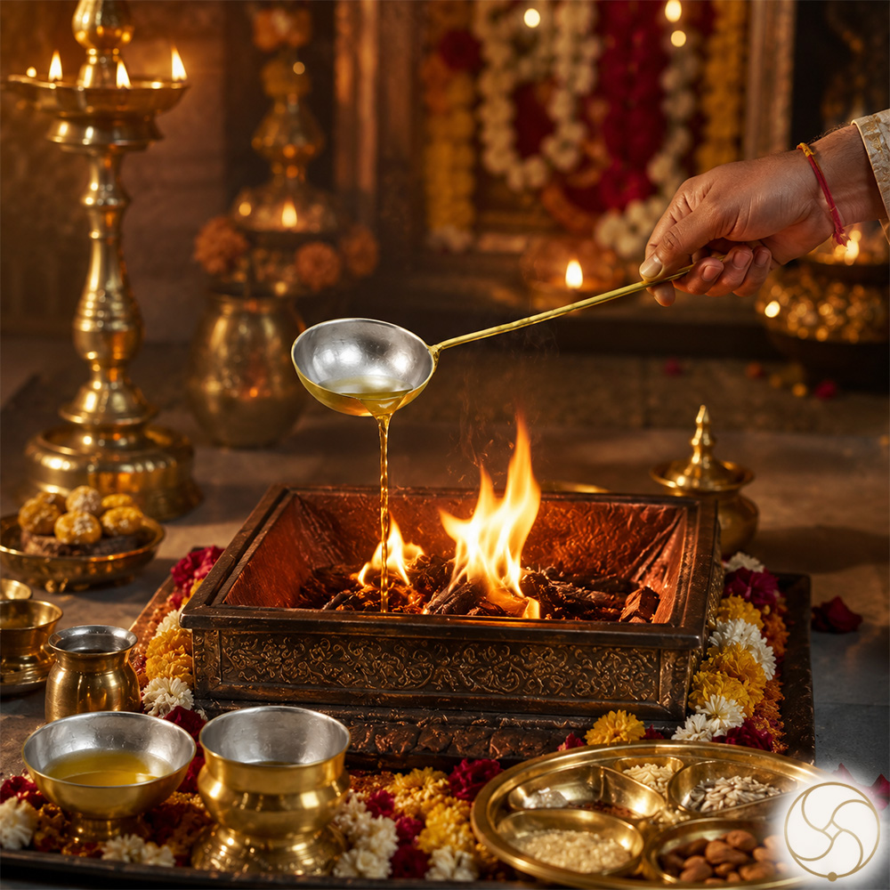 Ritika Brass Hawan Ghee Patra