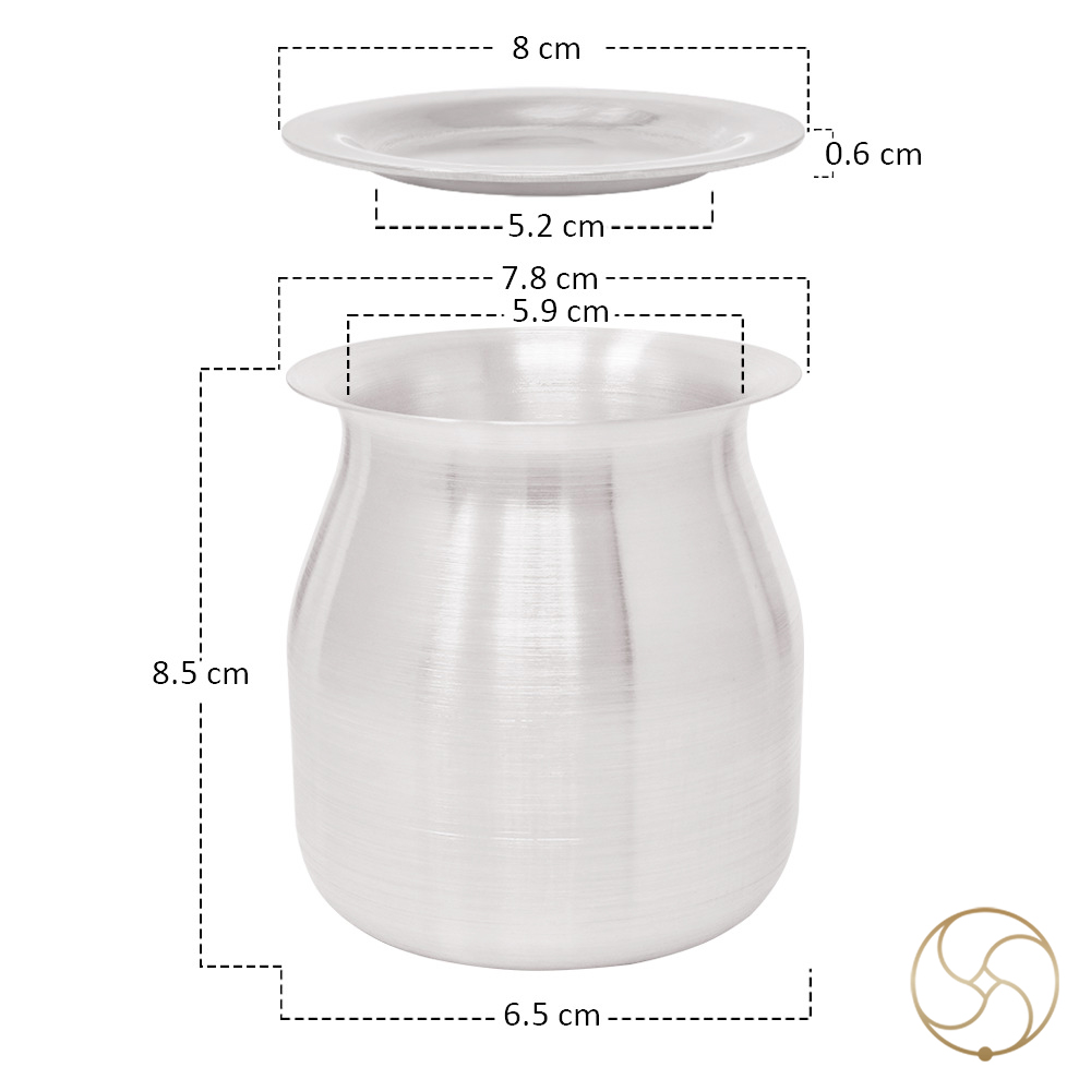 300ml 999 Silver Ghanti Lota -    