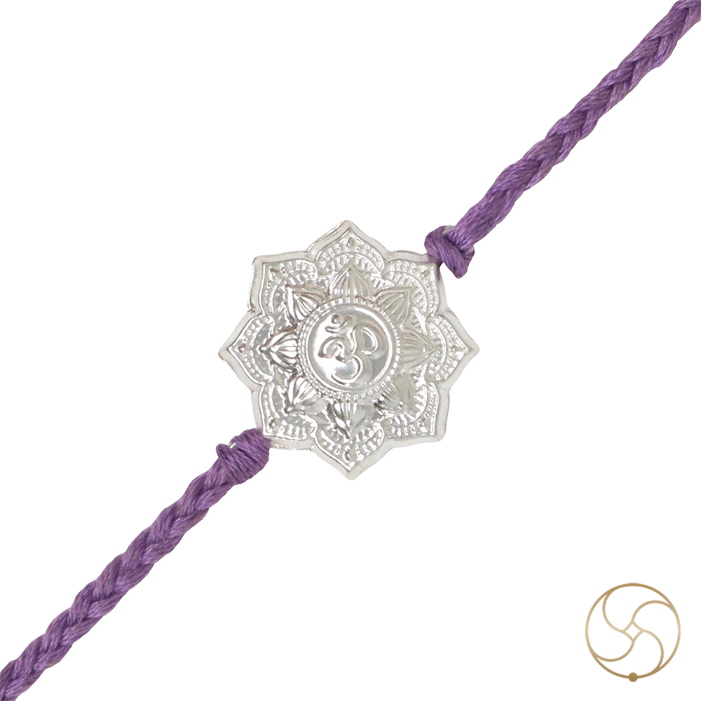 999 Silver Shikhar Om Rakhi