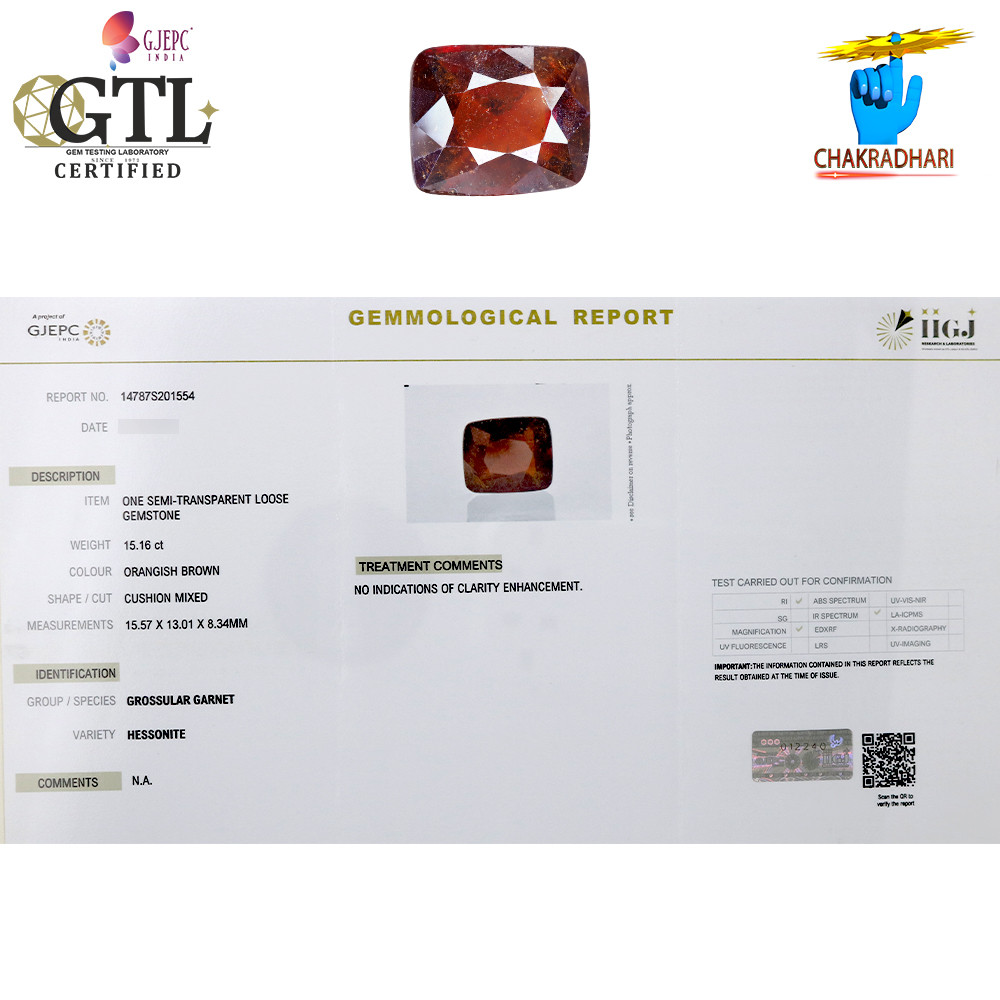 1516 Carat Garnet Gemstone With Ring Or Pendant   