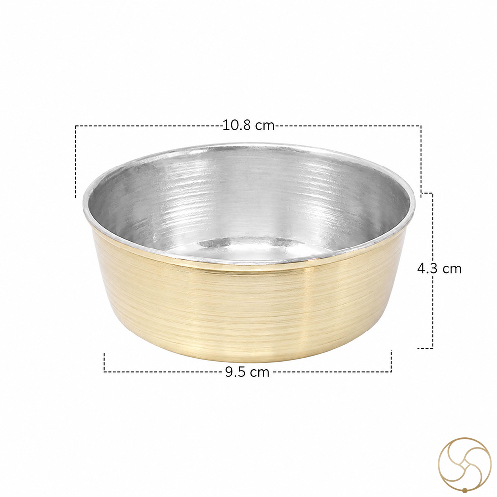 Ritika Brass Daal Bowl - 300ml