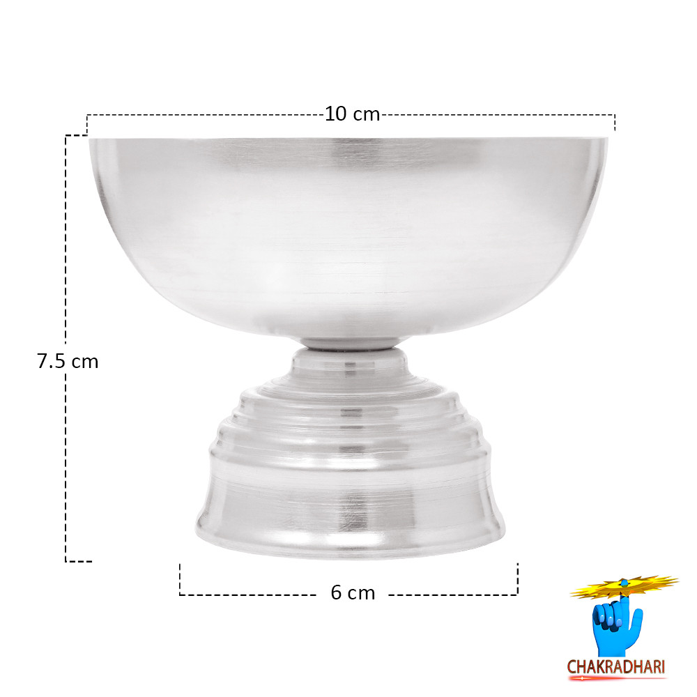 996 Silver Akhand Jyot Deepak - 199gm