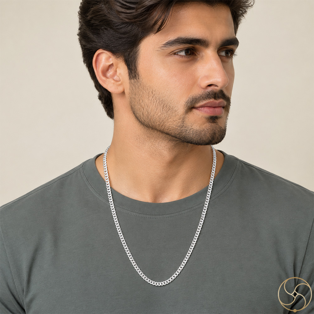 996 Silver Press Chain