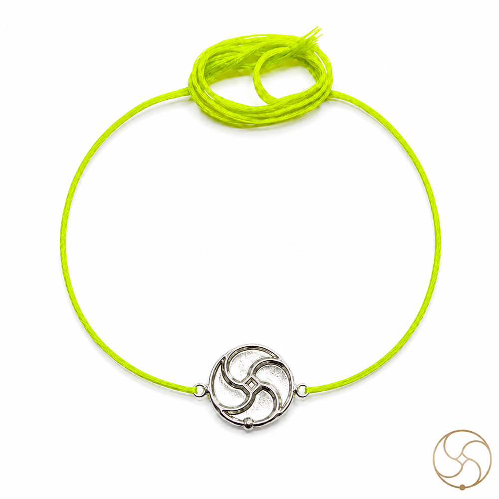 999 Silver Chakradhari Logo Rakhi