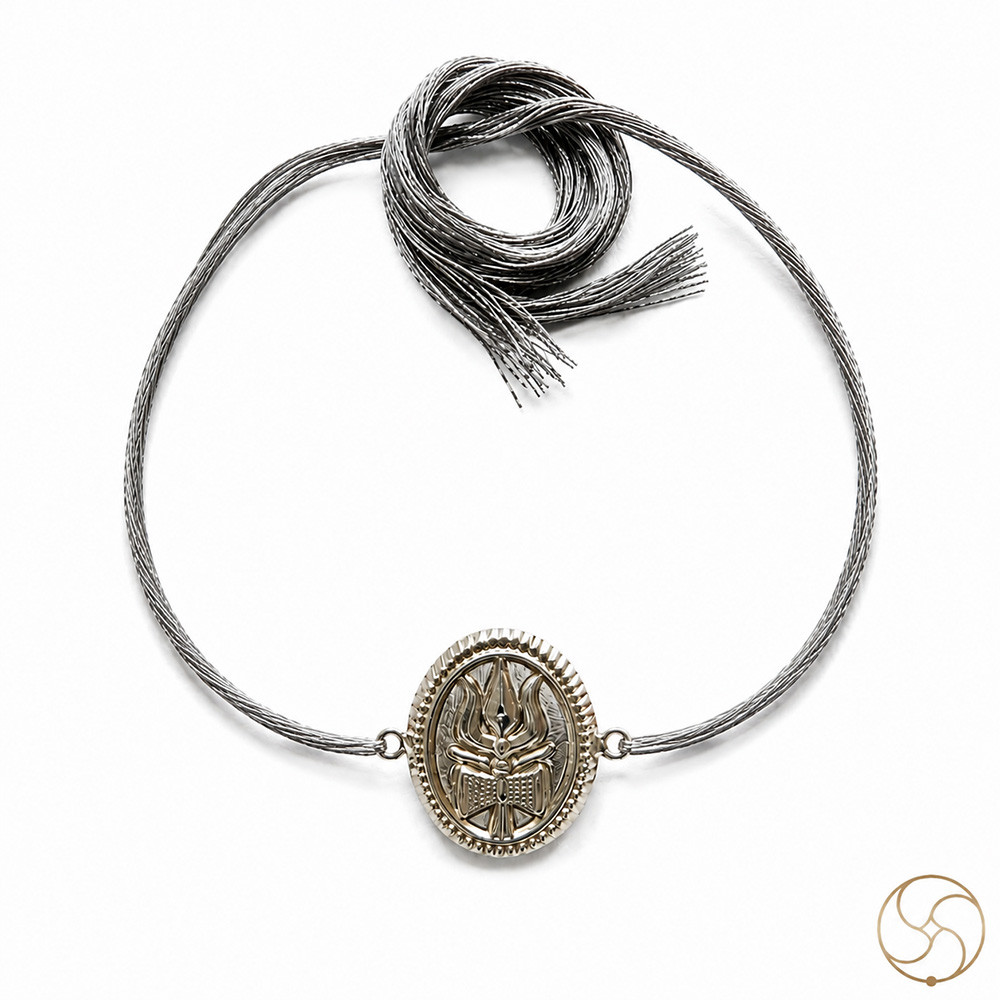 999 Silver Trishul Charm Rakhi