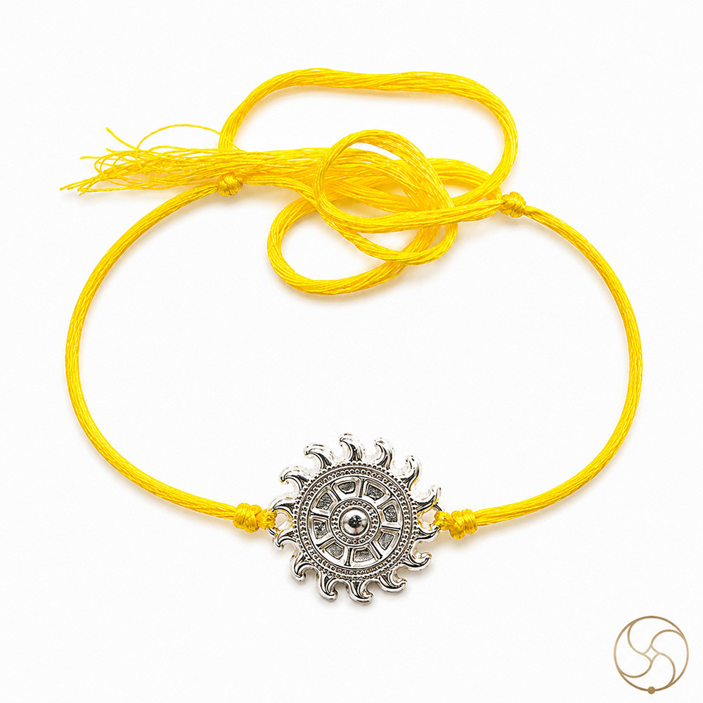999 Silver Sudarshan Chakra Rakhi