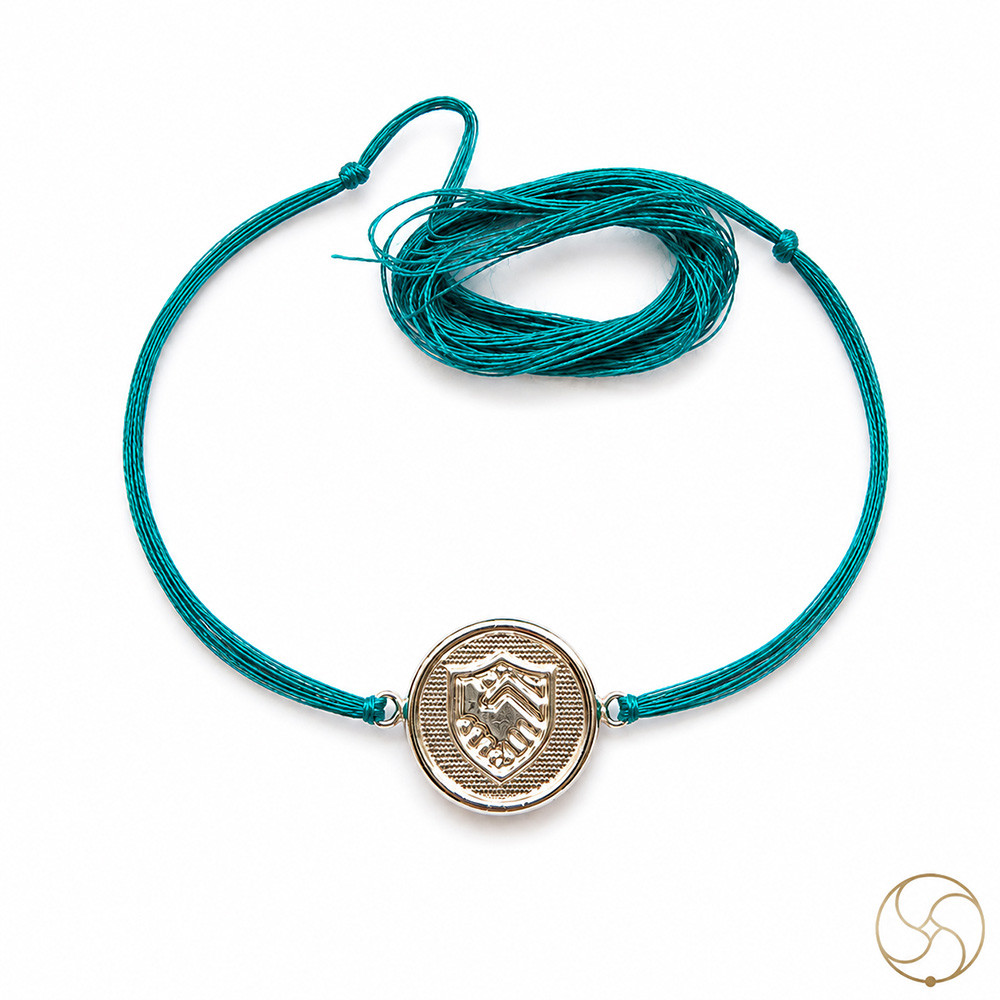 999 Silver Brotherhood Charm Rakhi