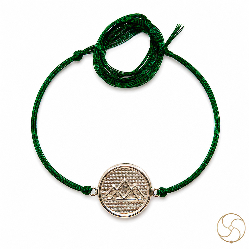 999 Silver Mountain Charm Rakhi