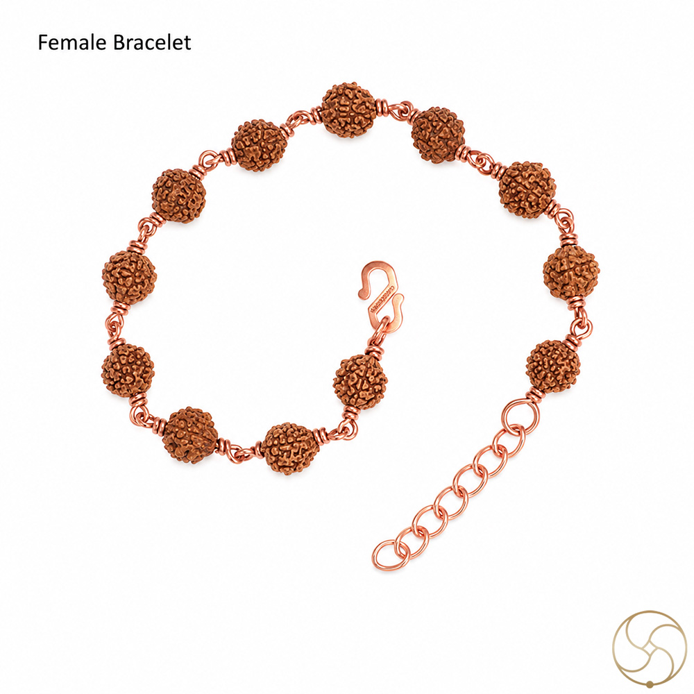 Nepaliya Copper Rudraksha Bracelet