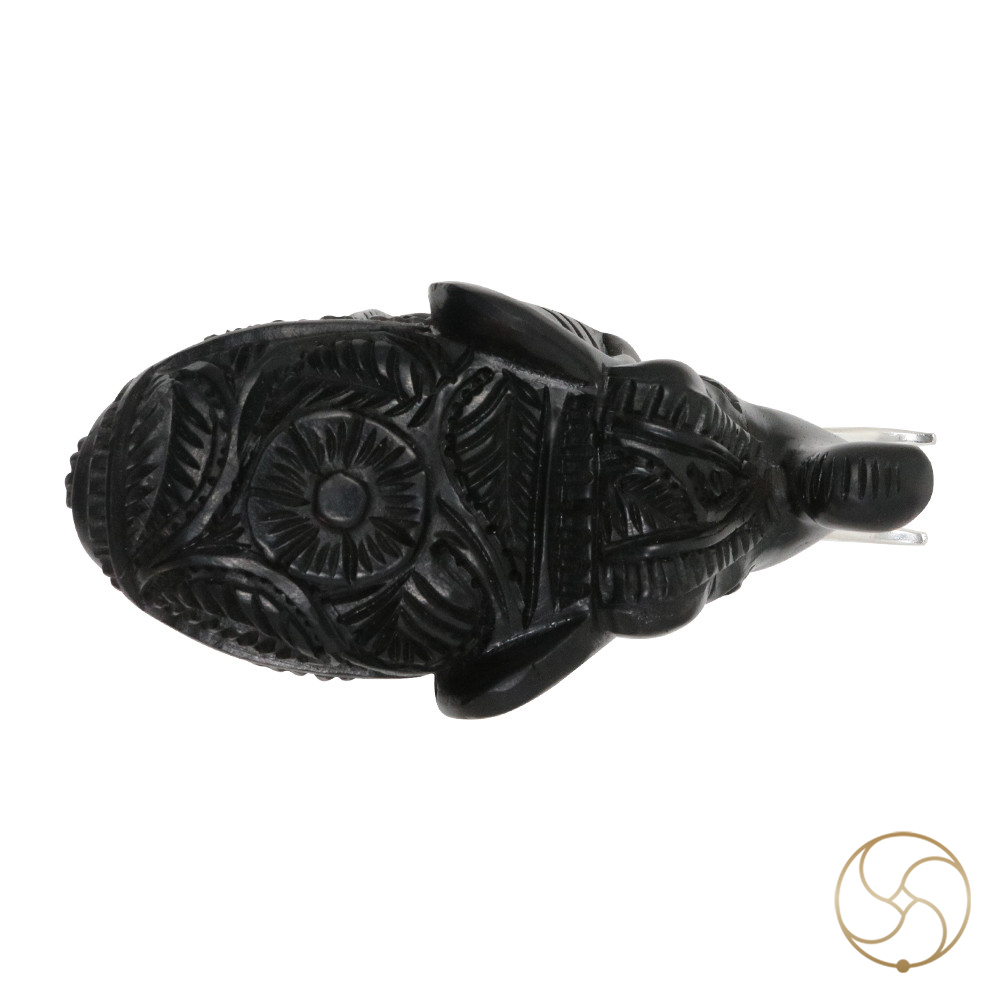 Ebony Divine Up Trunk Elephant -