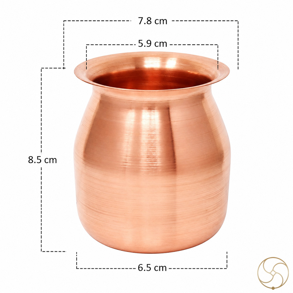 999 Nepaliya Copper Ghanti Lota - 300ml