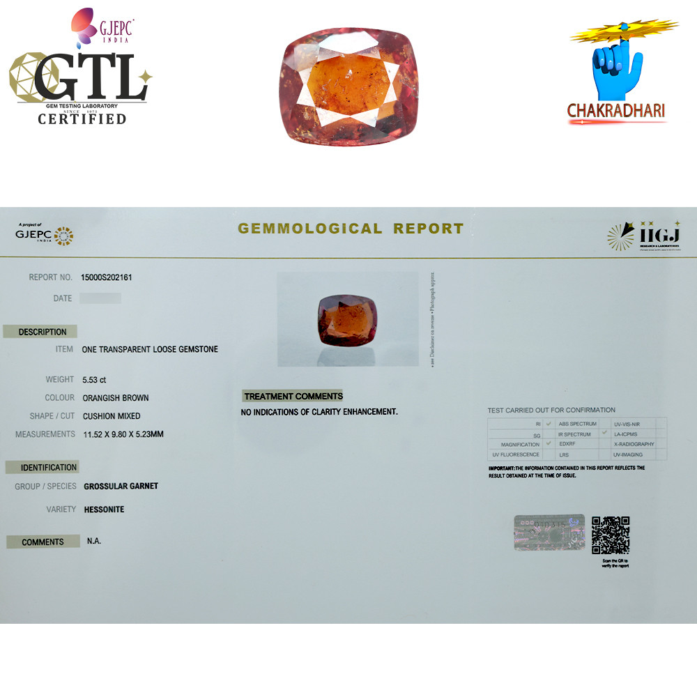 553 Carat Garnet Gemstone With Ring Or Pendant   