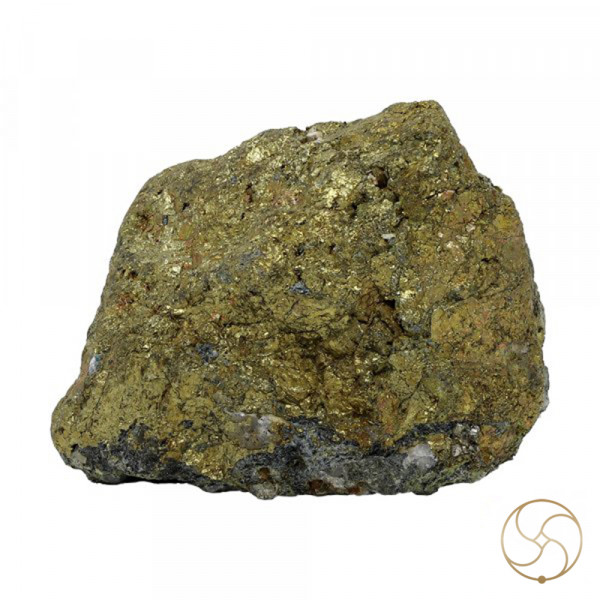 Image of 113gm Ayurvedic Golden Pyrite Rock - आयुर्वेदिक स्वर्ण माक्षिक चट्टान