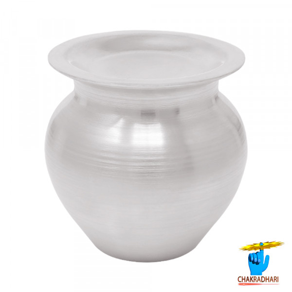 Image of 1300ml 99.9%  Silver Kalash Lota - चाँदी कलश लोटा