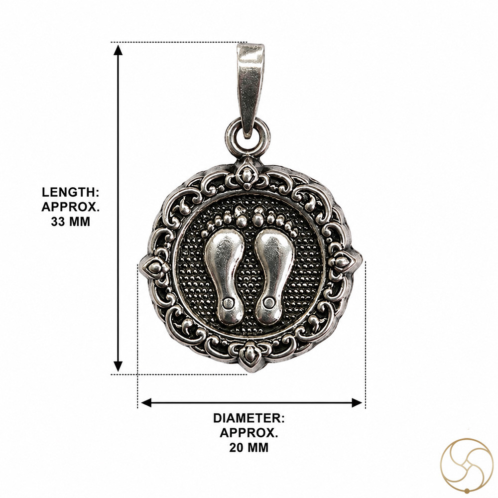 996 Silver Lakshmi Padam Pendant
