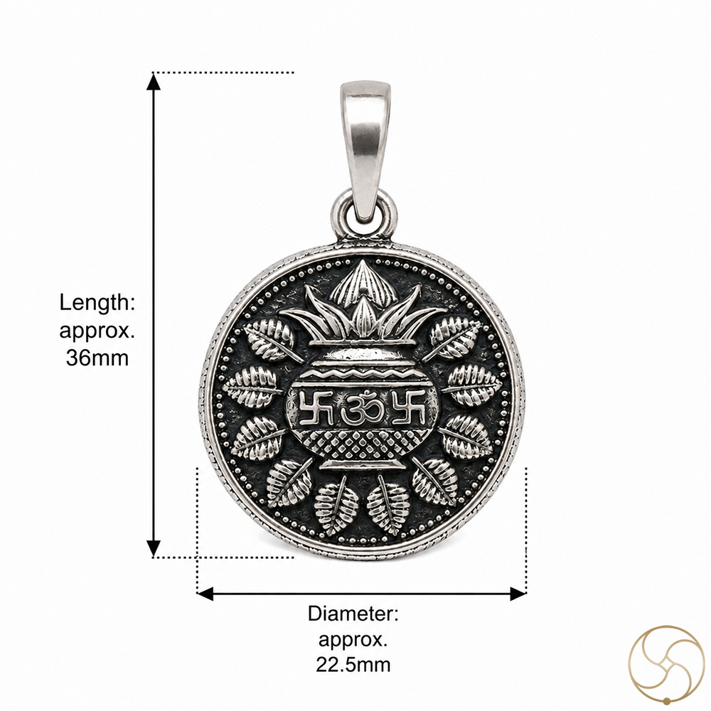 996 Silver Kalash Pendant