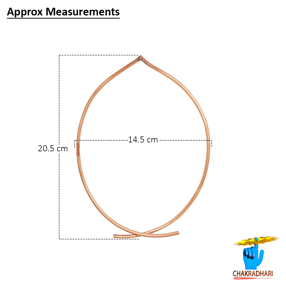 999 Nepaliya Copper V- Shape Crown Head Gear -   -   