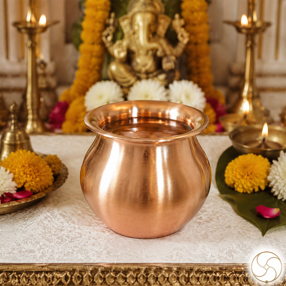 999 Nepaliya Copper Indra Lota - 1000ml