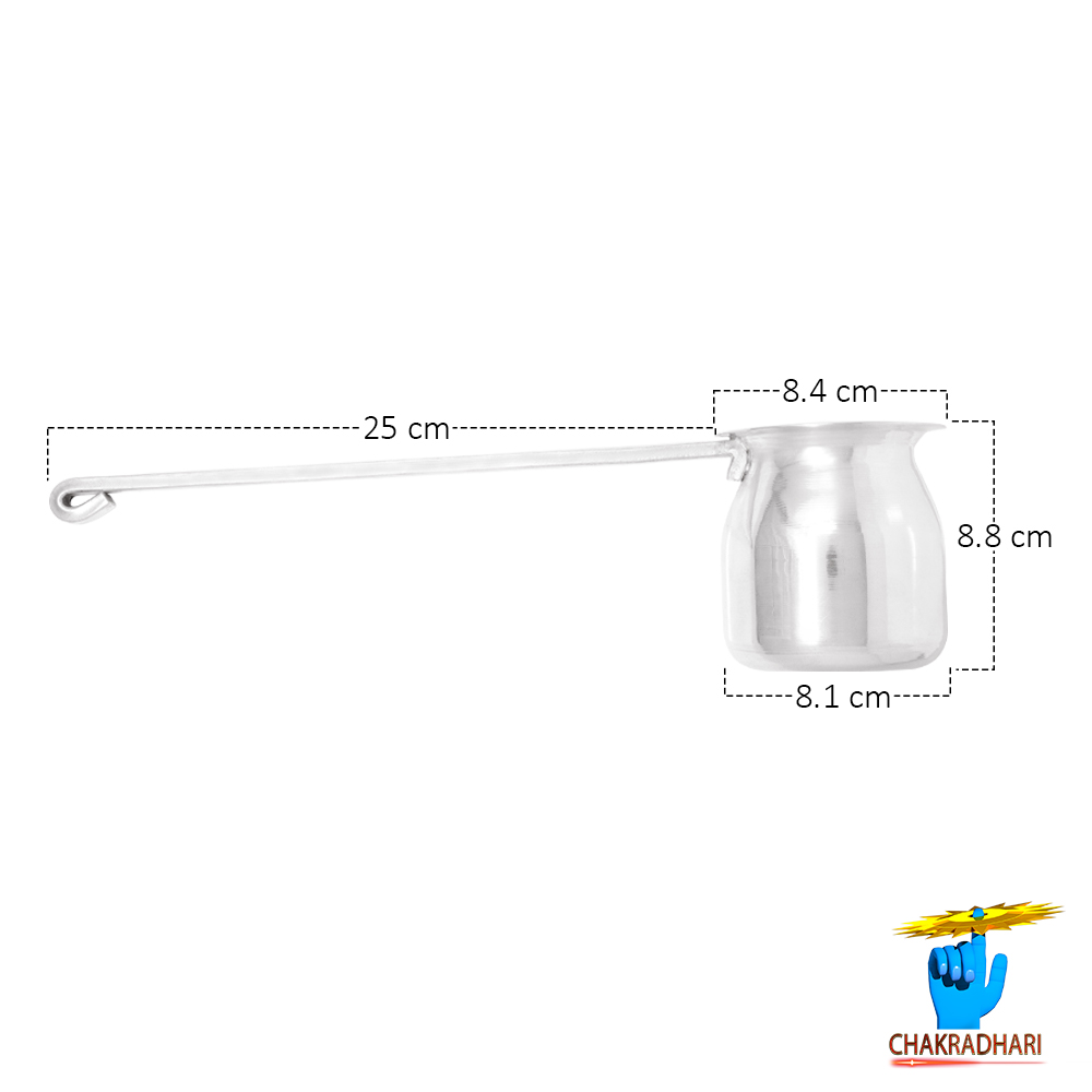 999 Silver Ghanti Lota with Handle 47785 Grams -    