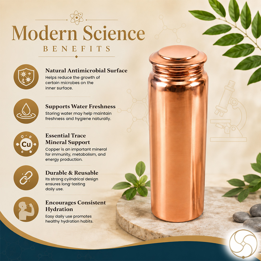 999 Nepaliya Copper Water Bottle -1300ml