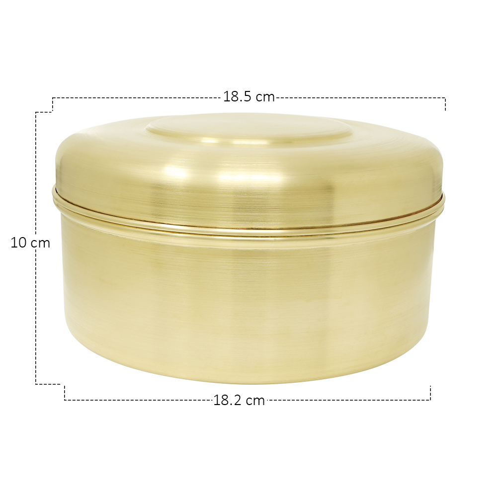 Pure Ritika Brass Food Container -    
