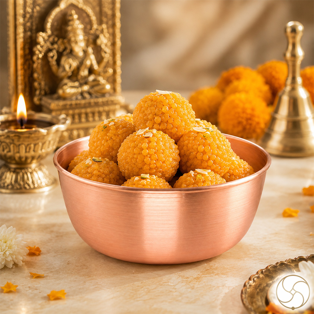 999 Nepaliya Copper Sampurn Bowl - 1200ml