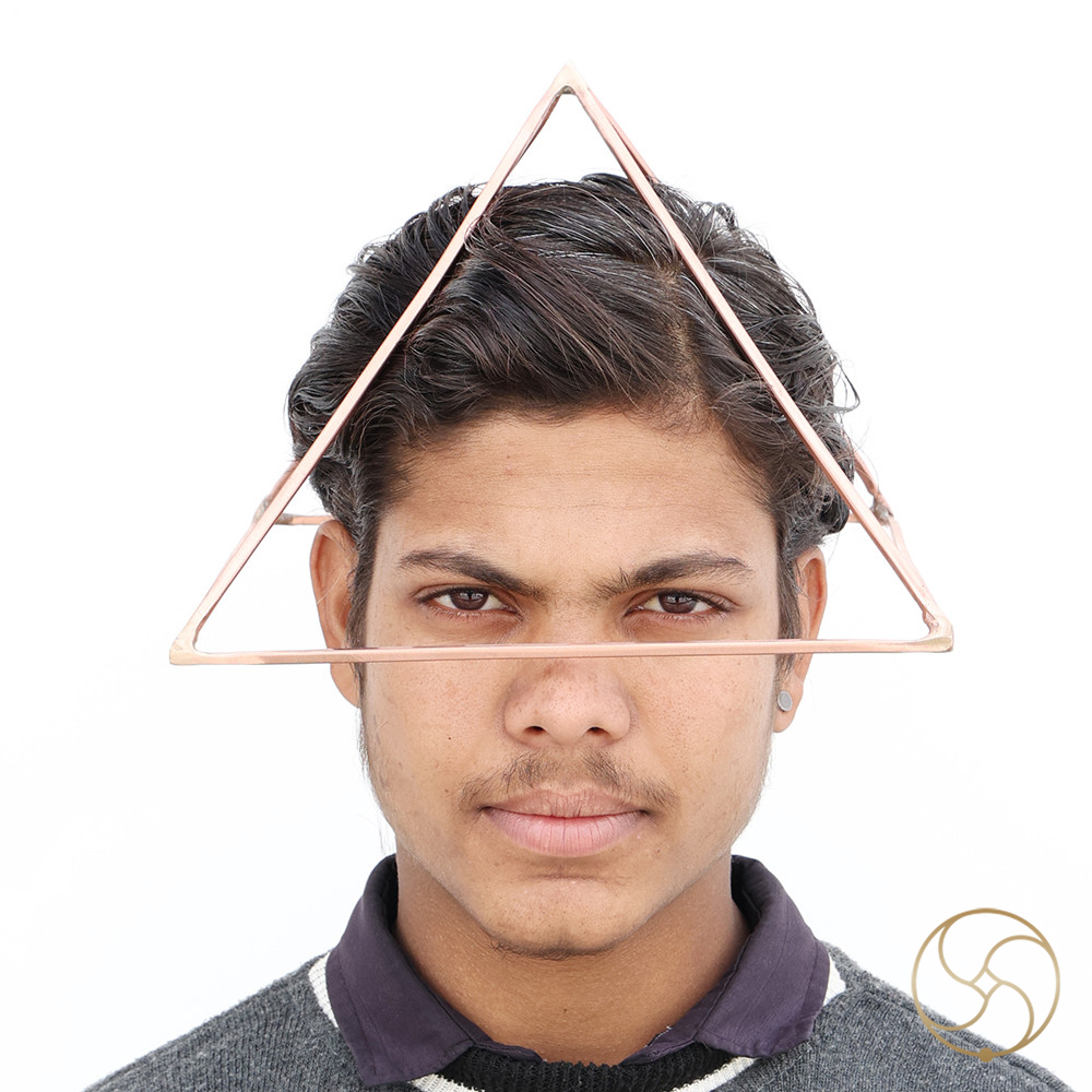 999 Pure Nepaliya Copper Pyramid Cap