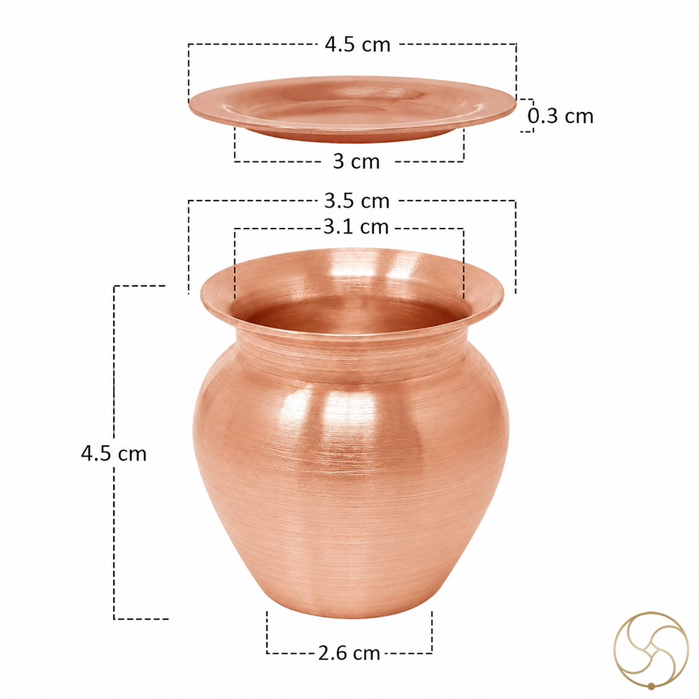 999 Nepaliya Copper Laghu Lota - 50 ml