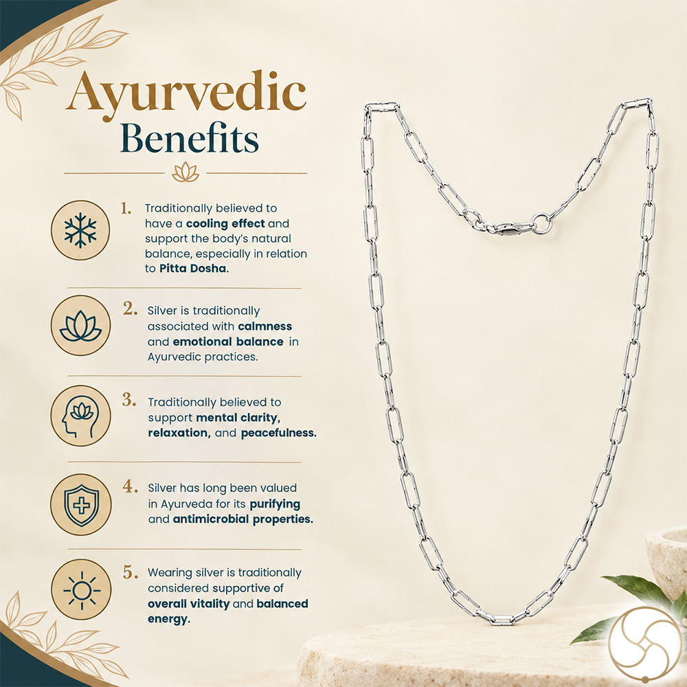 925 Silver Pencil Design Chain